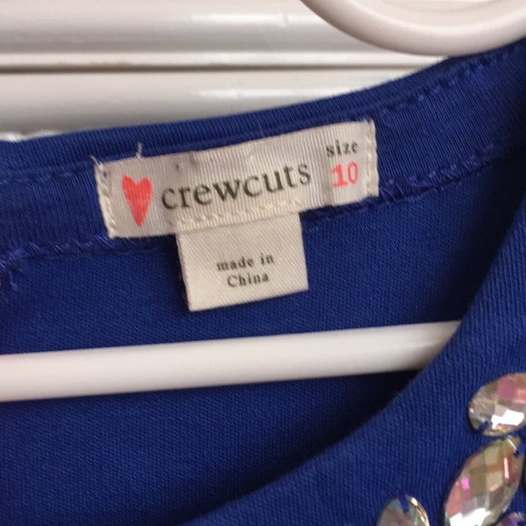 Matching? CREWCUTS Jewel shift dress 8 royal blue - Picture 4 of 8